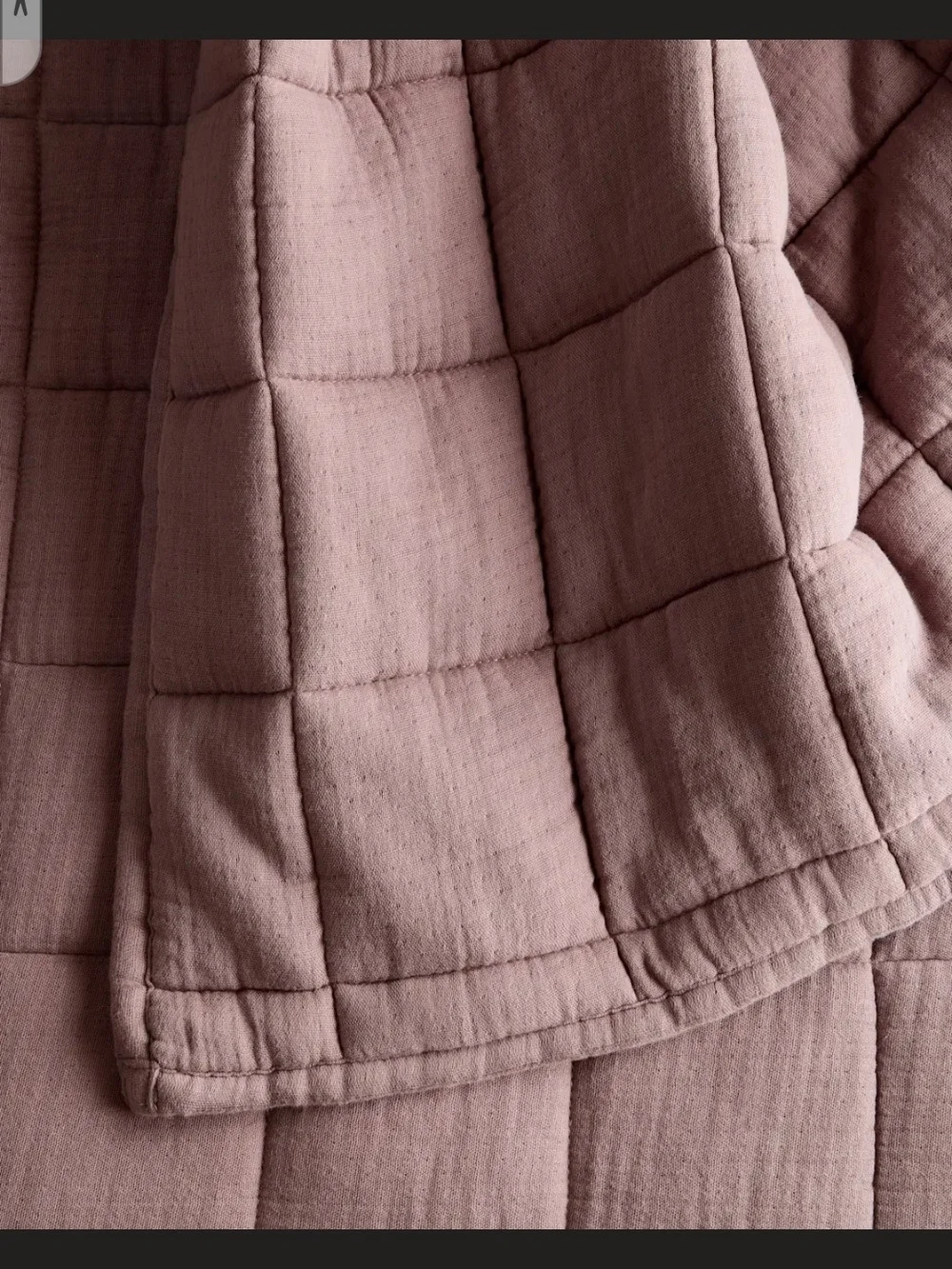 Quince Fig Organic Cotton Box Quilted King Bedspread